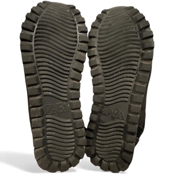 ZARA Platform Sneakers – Women’s EUR 40 / US 9 Leather Suede and Nylon - Picture 5 of 8